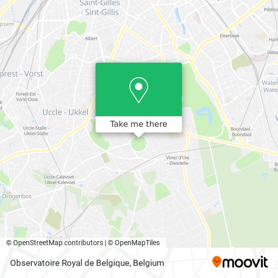 Observatoire Royal de Belgique plan