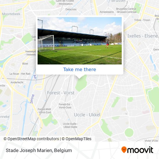 Stade Joseph Marien map