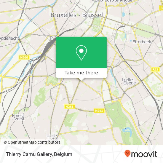 Thierry Camu Gallery map