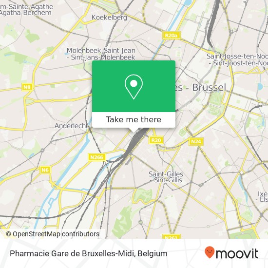 Pharmacie Gare de Bruxelles-Midi map