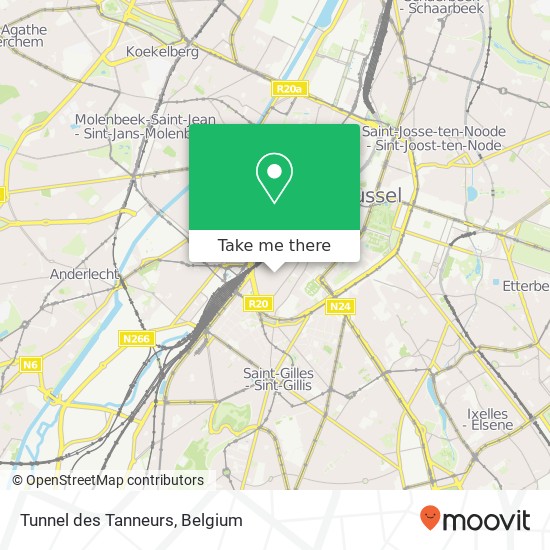 Tunnel des Tanneurs map