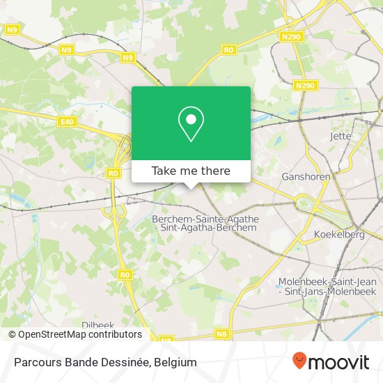 Parcours Bande Dessinée map
