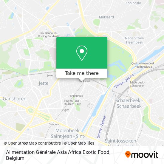 Alimentation Générale Asia Africa Exotic Food map