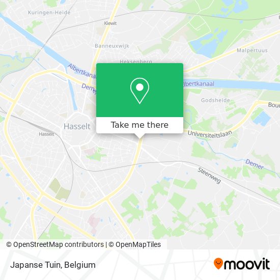 Japanse Tuin map