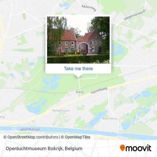 Openluchtmuseum Bokrijk map