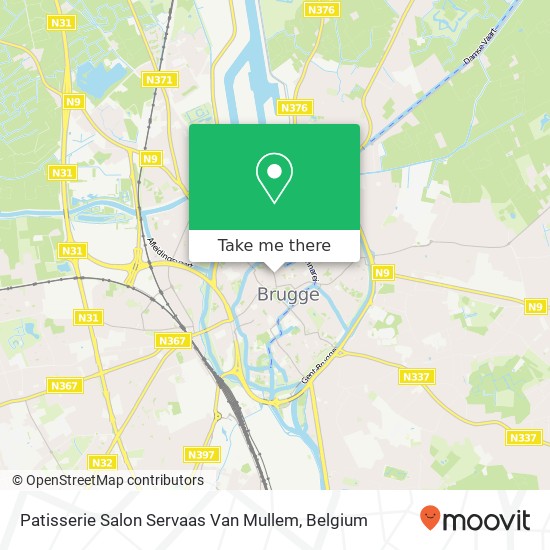 Patisserie Salon Servaas Van Mullem map