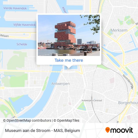 Museum aan de Stroom - MAS map