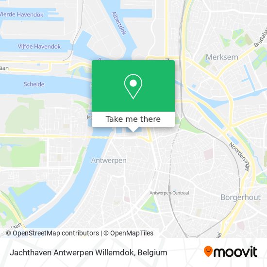 Jachthaven Antwerpen Willemdok plan