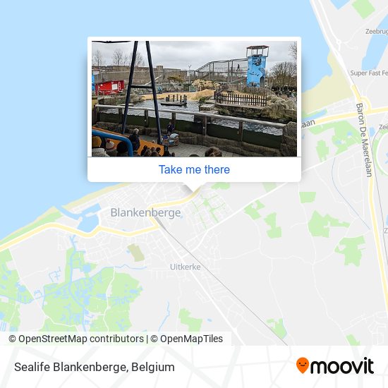 Sealife Blankenberge plan