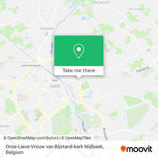 Onze-Lieve-Vrouw van Bijstand-kerk Mijlbeek plan