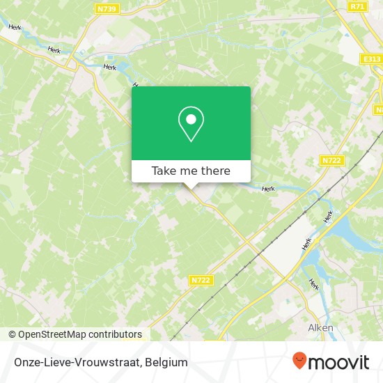 Onze-Lieve-Vrouwstraat map