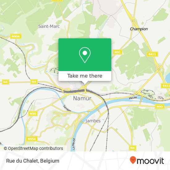 Rue du Chalet map