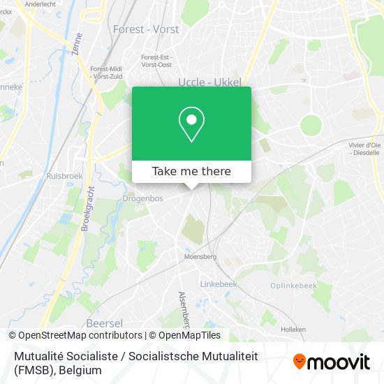 Mutualité Socialiste / Socialistsche Mutualiteit (FMSB) map