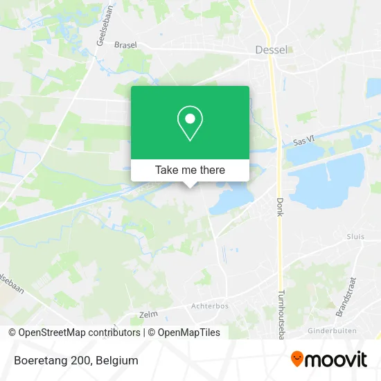 Boeretang 200 map
