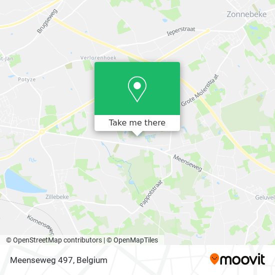 Meenseweg 497 map