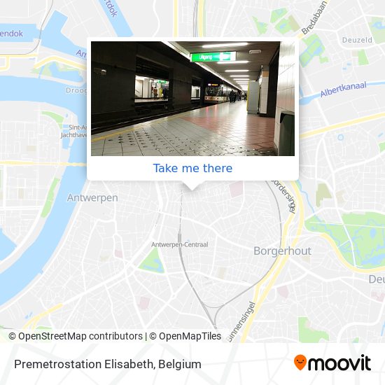 Premetrostation Elisabeth plan