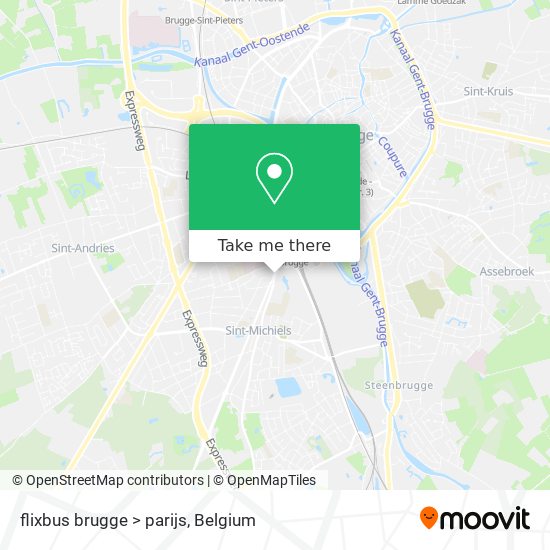 flixbus brugge > parijs plan