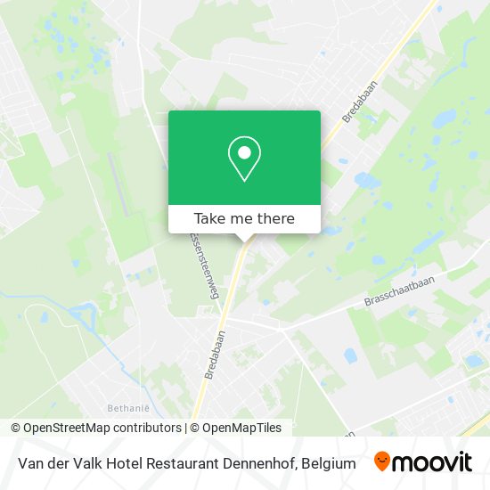 Van der Valk Hotel Restaurant Dennenhof map