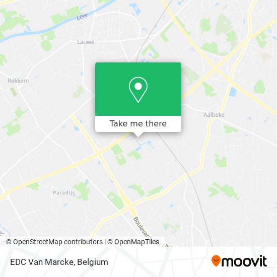 EDC Van Marcke map