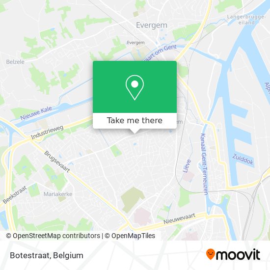 Botestraat map