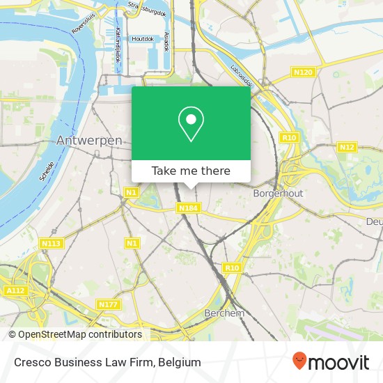 Cresco Business Law Firm map