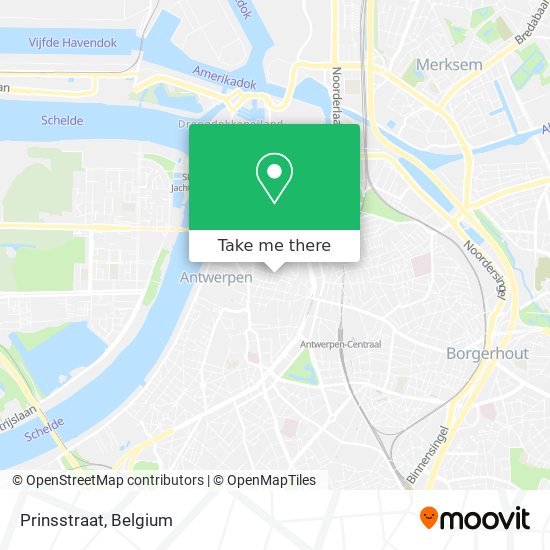 Prinsstraat map