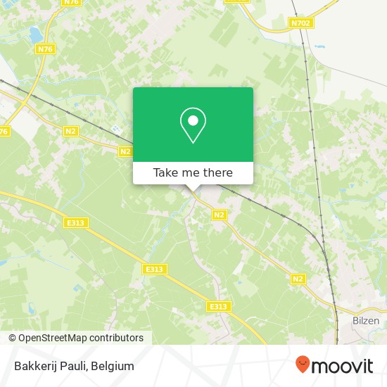 Bakkerij Pauli map