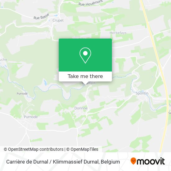 Carrière de Durnal / Klimmassief Durnal map