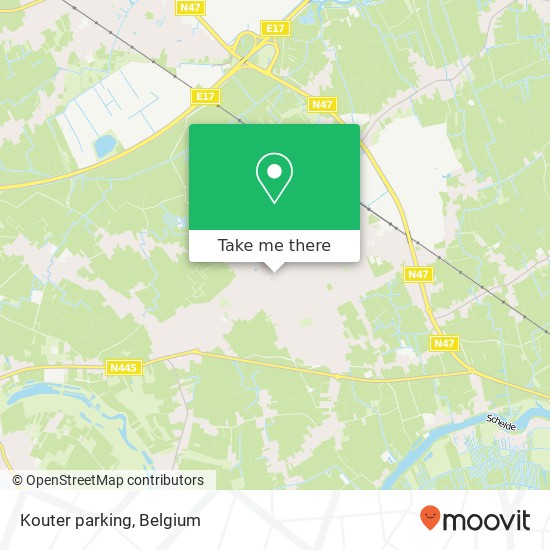 Kouter parking map