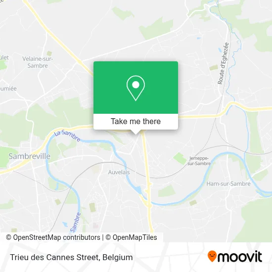 Trieu des Cannes Street map