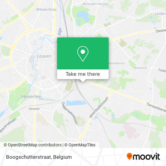 Boogschutterstraat map