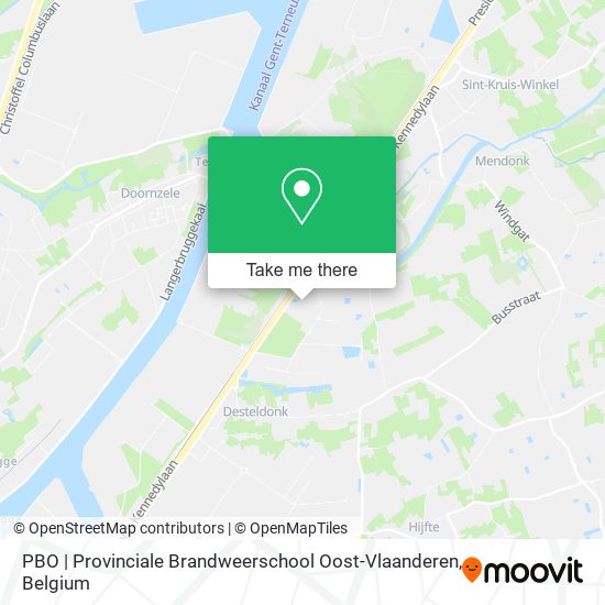 PBO | Provinciale Brandweerschool Oost-Vlaanderen plan
