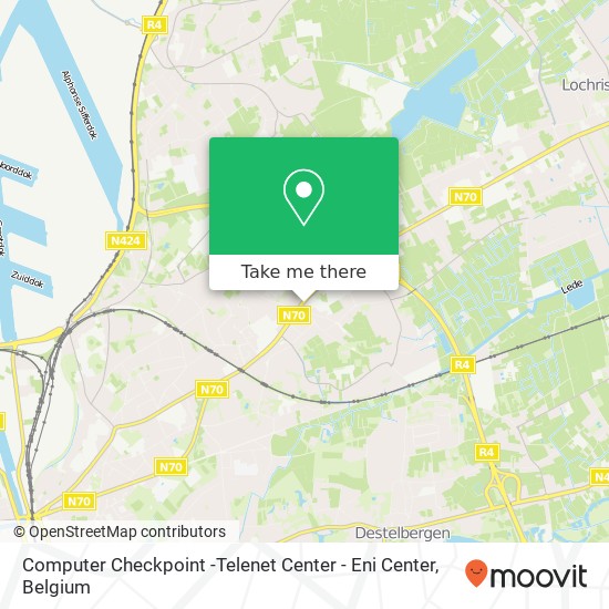 Computer Checkpoint -Telenet Center - Eni Center map