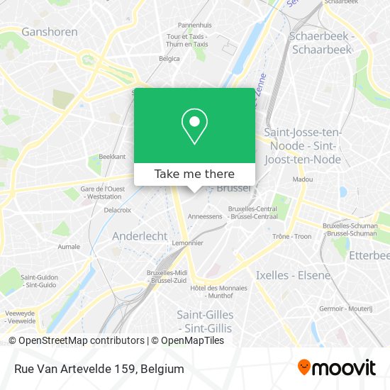 Rue Van Artevelde 159 map