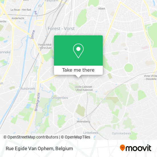 Rue Egide Van Ophem plan