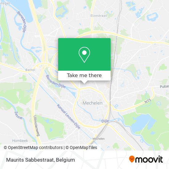 Maurits Sabbestraat map