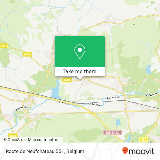 Route de Neufchâteau 551 map