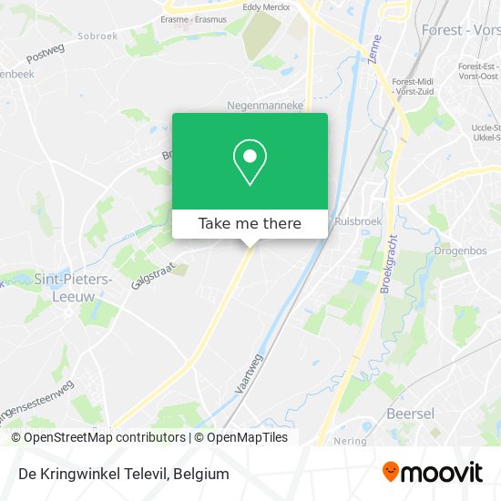 De Kringwinkel Televil map