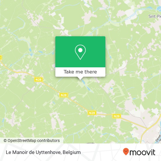 Le Manoir de Uyttenhove map