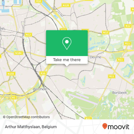 Arthur Matthyslaan map