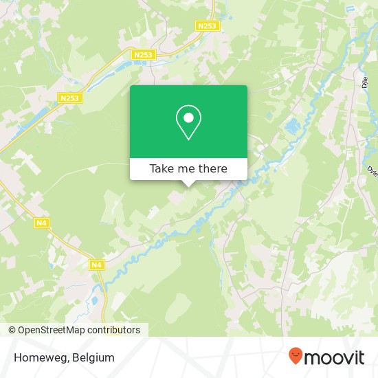 Homeweg map