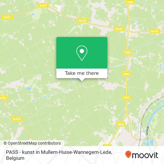 PASS - kunst in Mullem-Huise-Wannegem-Lede map