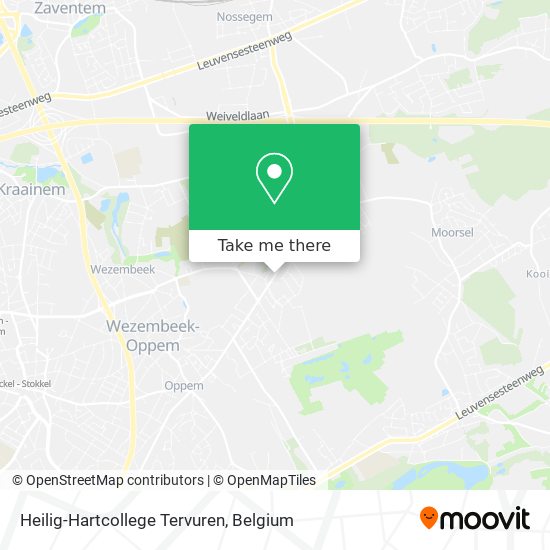 Heilig-Hartcollege Tervuren map