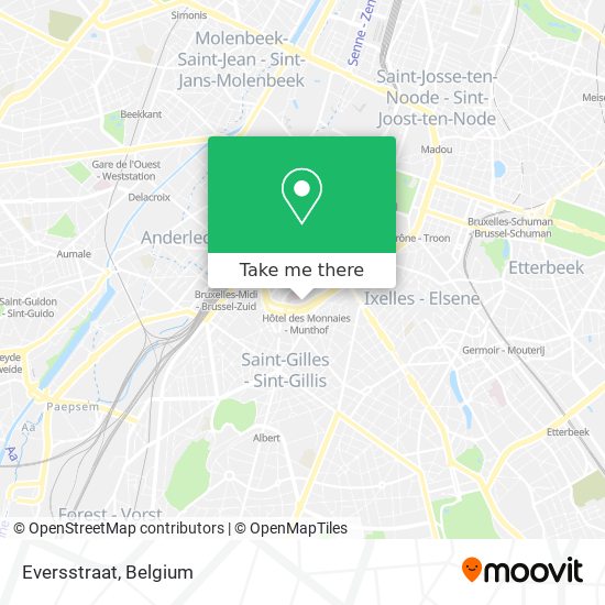 Eversstraat map