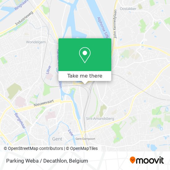 Parking Weba / Decathlon map