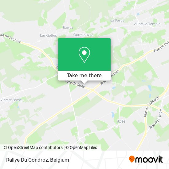 Rallye Du Condroz plan
