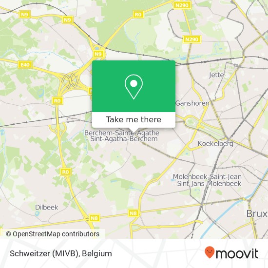 Schweitzer (MIVB) map