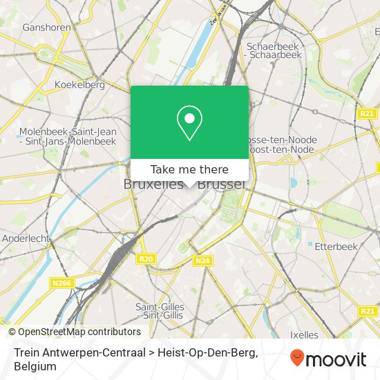 Trein Antwerpen-Centraal > Heist-Op-Den-Berg map