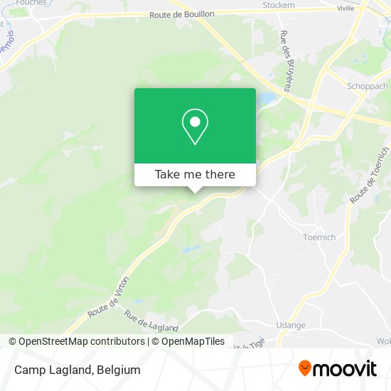 Camp Lagland map