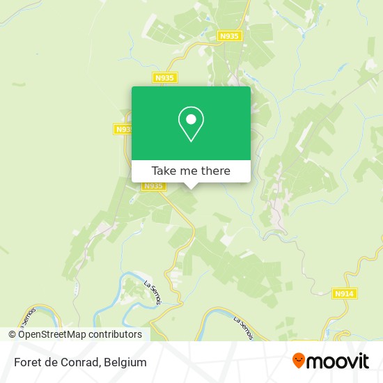 Foret de Conrad map